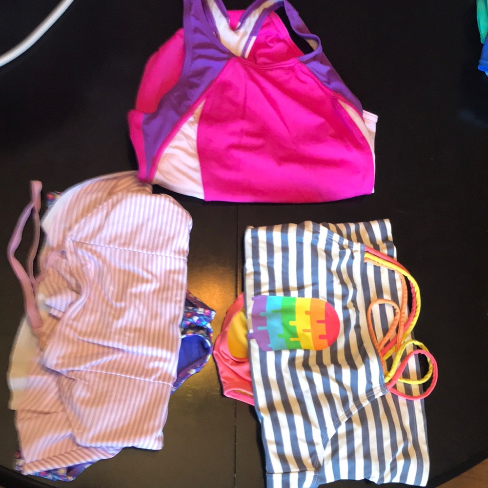 Girls Tankini swimsuit bundle, size x-large 14/16